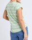 Manly Stripe Tee (Mint)