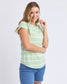 Manly Stripe Tee (Mint)