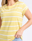 Manly Stripe Tee (Sunshine)
