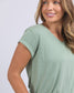 Manly Vee Tee (Iceberg Green)