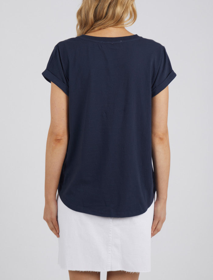 Manly Vee Tee (Navy)