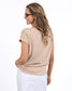 Manly Vee Tee (Oatmeal)