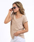 Manly Vee Tee (Oatmeal)