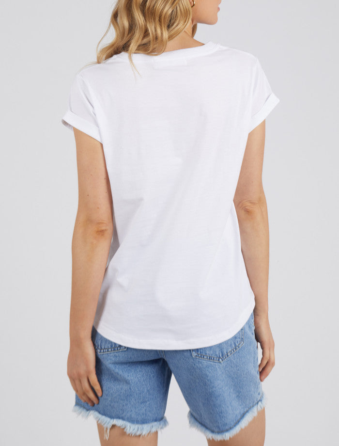 Manly Vee Tee (White)