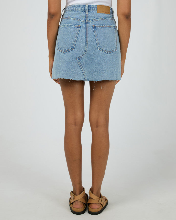 Margot Denim Skirt (Light Blue)