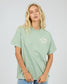 All About Eve Matcha Club Cotton Relaxed Graphic Tee Sage | Women's T-shirt | Gretel Lane