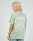 All About Eve Matcha Club Cotton Relaxed Graphic Tee Sage | Women's T-shirt | Gretel Lane