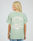 All About Eve Matcha Club Cotton Relaxed Graphic Tee Sage | Women's T-shirt | Gretel Lane