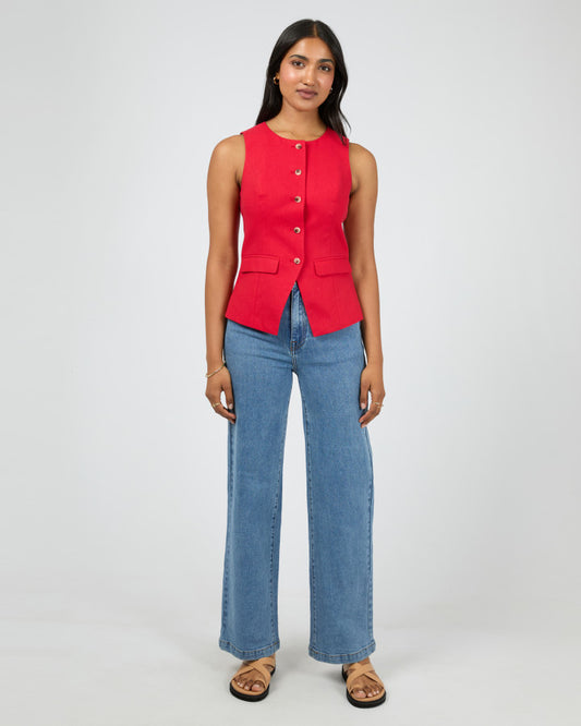 Mavis Vest (Red)