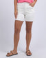 Foxwood Millie Mid Thigh Denim Short Vintage White | Women's Clothing | Gretel Lane