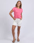 Foxwood Millie Mid Thigh Denim Short Vintage White | Women's Clothing | Gretel Lane
