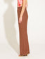 One and Only High Waisted Flared Pant (Mocha)