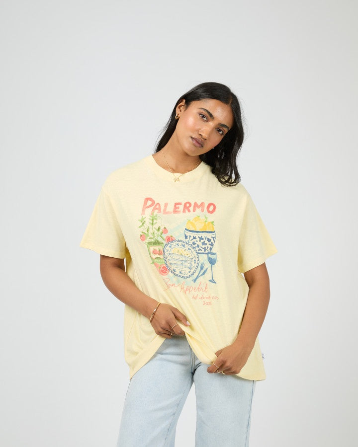 Palermo Relaxed Tee (Yellow)