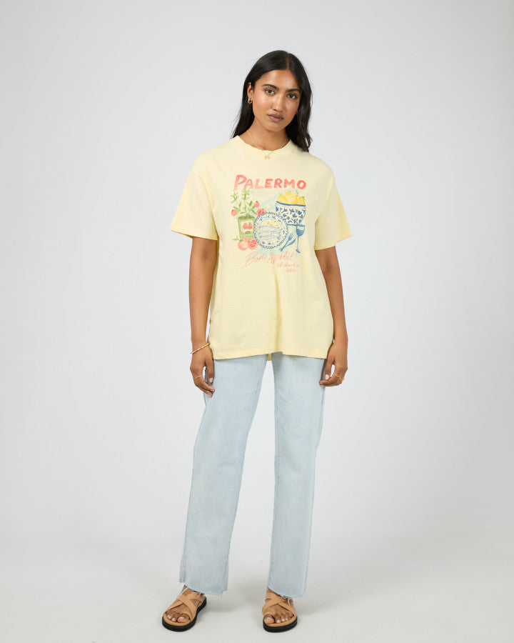 Palermo Relaxed Tee (Yellow)