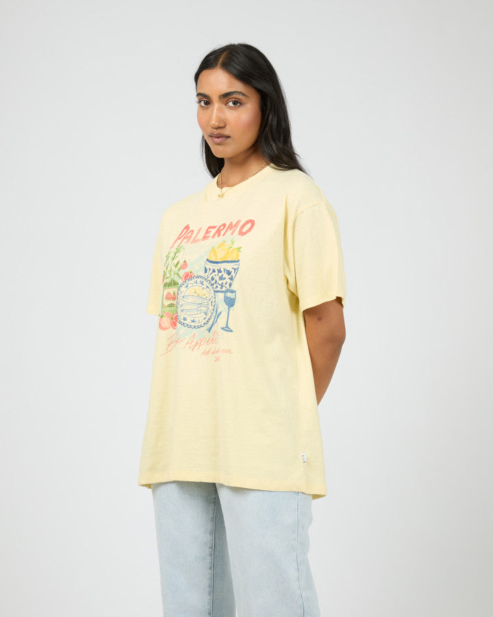 Palermo Relaxed Tee (Yellow)