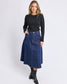 Foxwood Women's Blue Denim Midi Potter Skirt | Gretel Lane