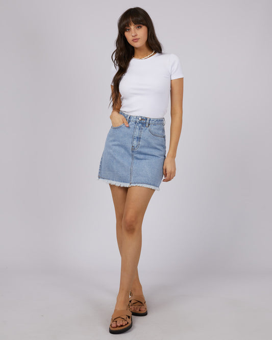 Ray Mini Skirt (Light Blue)