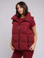 Remi Luxe Puffer Vest (Port)