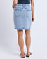 Foxwood Rio Stretch Denim Knee-length Skirt Blue | Women's Clothing | Gretel Lane