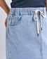 Foxwood Rio Stretch Denim Knee-length Skirt Blue | Women's Clothing | Gretel Lane