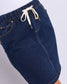 Rio Knee-length Stretch Denim Skirt Indigo
