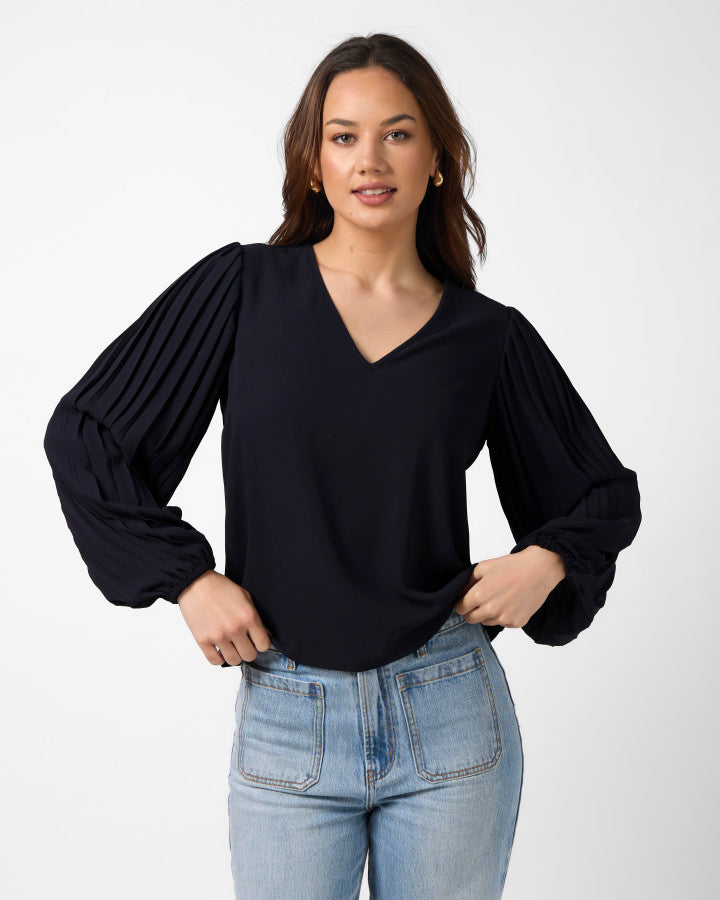 Sabine Blouse (Midnight)