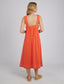 Sage Dress (Orange Sunset)