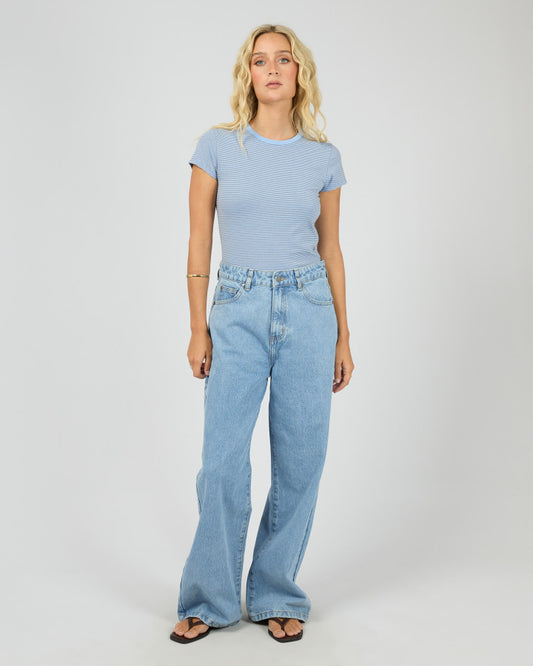 All About Eve Sami Cotton Stripe Tee in Blue | Women's Clothing | Gretel Lane