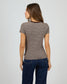 All About Eve Sami Stripe Cotton Tee in Brown | Women's Clothing | Gretel Lane