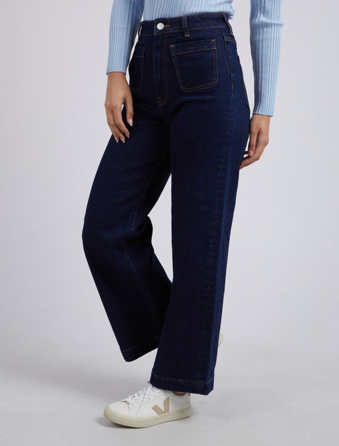 Sarah Wide Leg Jean (Indigo Denim)