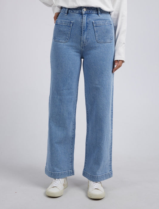 Sarah Wide Leg Jean (Light Blue)