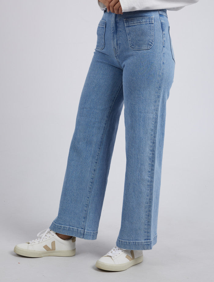 Sarah Wide Leg Jean (Light Blue)