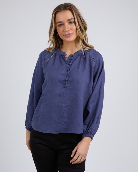 Sardina Blouse (Deep Blue)
