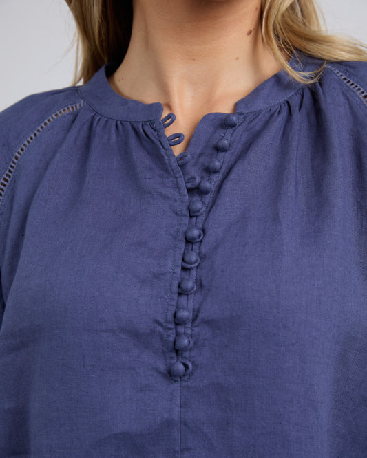 Sardina Blouse (Deep Blue)