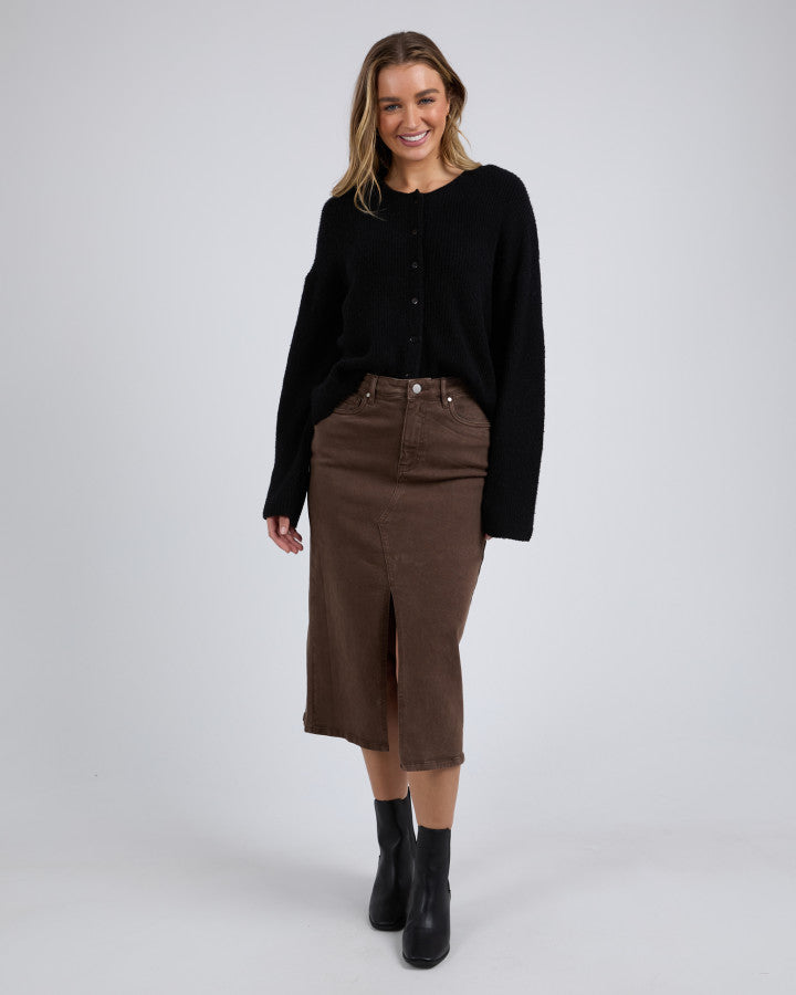 Scout Midi Skirt (Chocolate)