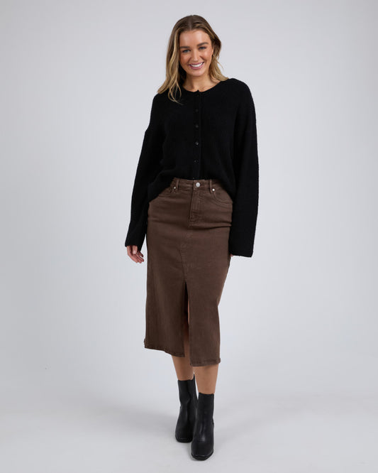 Scout Midi Skirt (Chocolate)