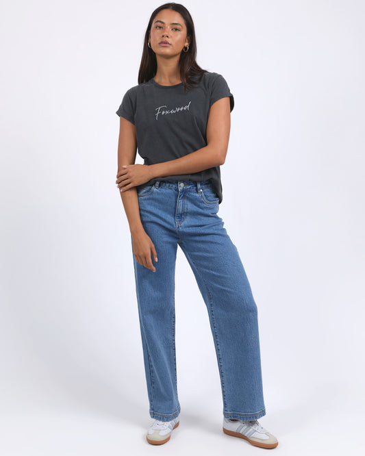 Foxwood Signature Tee Black | Women's Clothing | Gretel Lane