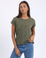 Foxwood Signature Tee Khaki | Women's Clothing | Gretel Lane