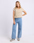 Foxwood Signature Tee Oxford Oat | Women's Clothing | Gretel Lane