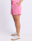 Foxwood Simplified Confetti Cotton Short Bubblegum Pink | Women's Clothing | Gretel Lane