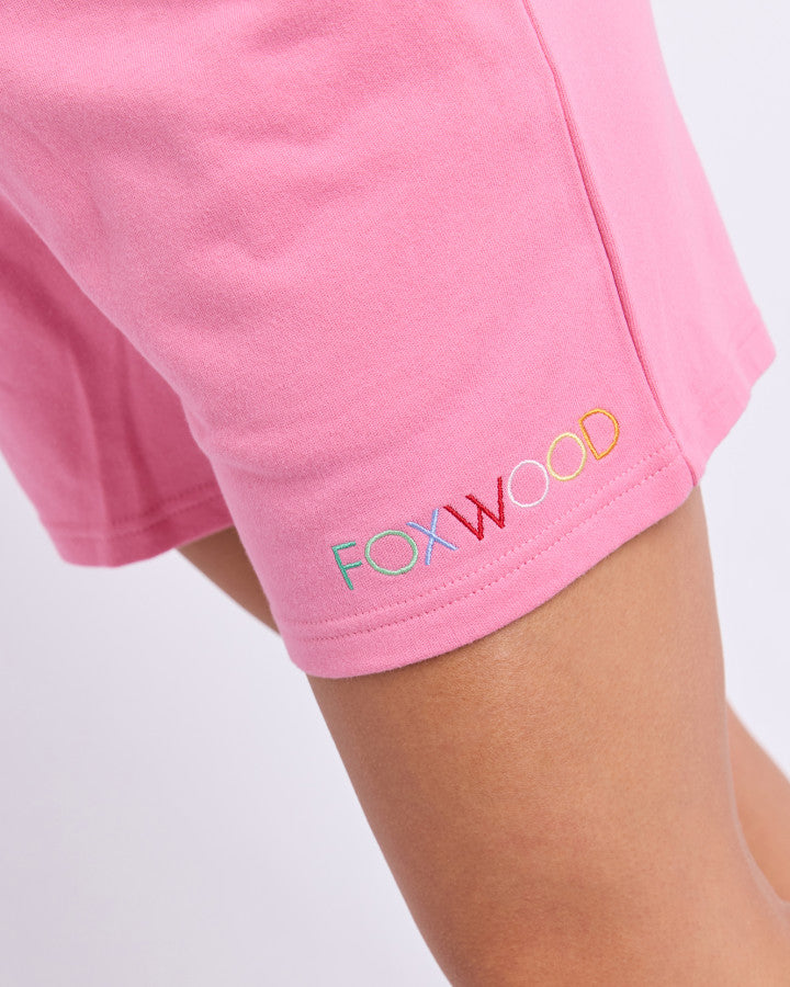 Foxwood Simplified Confetti Cotton Short Bubblegum Pink | Women's Clothing | Gretel Lane