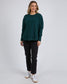 Green Foxwood Simplified Crew Sweatshirt | Gretel Lane