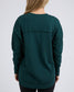Green Foxwood Simplified Crew Sweatshirt | Gretel Lane