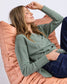 Foxwood Simplified Crew Sage Green Jumper | Gretel Lane