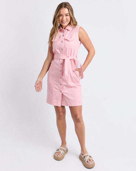 Sleeveless Talbert Dress (Pale Pink)
