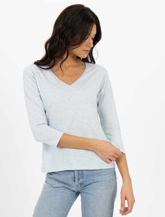 Stella V-Neck (Ice Blue)