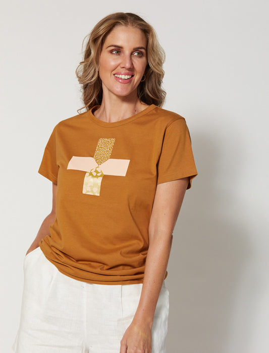 T-Shirt (Bronze Safari Cross)