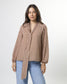 Stella + Gemma Verity Neck Tie Blouse in Chocolate Houndstooth | Women's Clothing | Gretel Lane