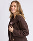 Foxwood Women's Brown Wool-Blend Whistler Coat | Gretel Lane