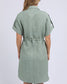 Willow Shirt Dress (Iceberg Green)